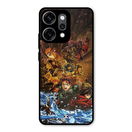 Demon Slayers Oppo Reno 14 Pro Mobile Back Cover - Anime PrintShield Case