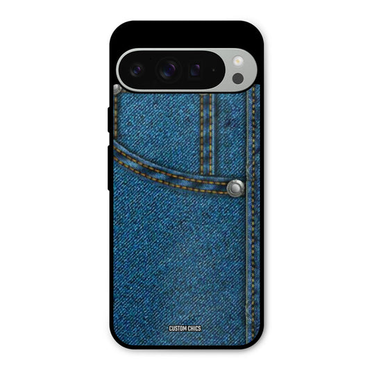 Denim Jeans Google Pixel 9 Pro XL Mobile Back Cover - Aesthetic PrintShield Case