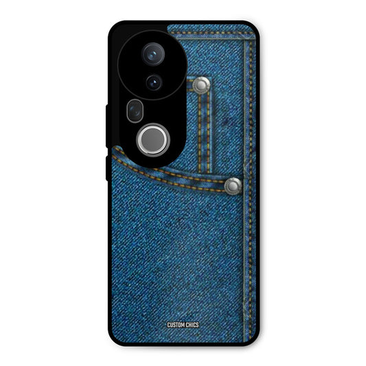 Denim Jeans Vivo T4 Ultra Mobile Back Cover - Aesthetic PrintShield Case