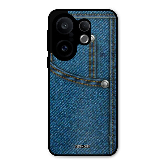 Denim Jeans Vivo X200 FE Mobile Back Cover - Aesthetic PrintShield Case