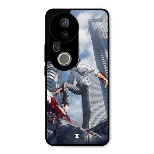 Denji Fighting Vivo T4 Ultra Mobile Back Cover - Anime PrintShield Case