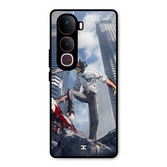 Denji Fighting Vivo Y400 Pro Mobile Back Cover - Anime PrintShield Case