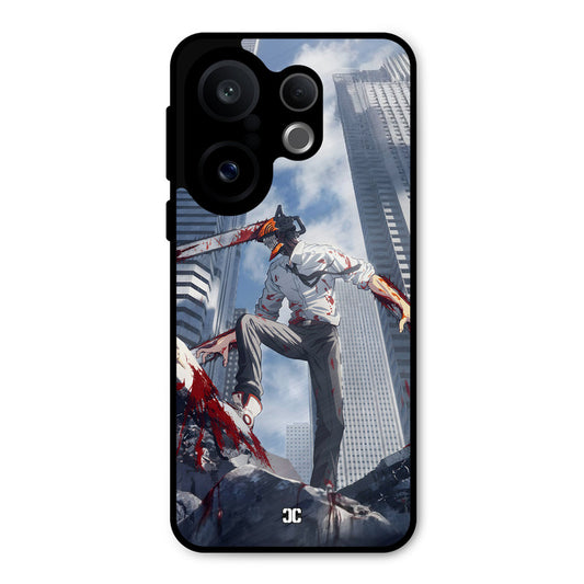 Denji Fighting Vivo X200 FE Mobile Back Cover - Anime PrintShield Case