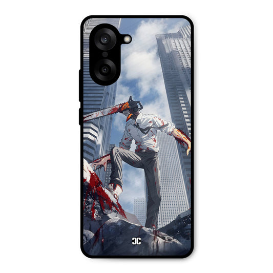 Denji Fighting Oneplus Nord CE5 Mobile Back Cover - Anime PrintShield Case
