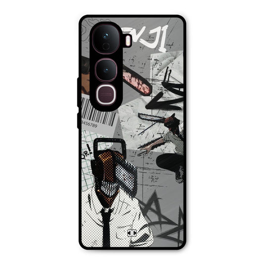 Denji Rage Vivo Y400 Pro Mobile Back Cover - Anime PrintShield Case