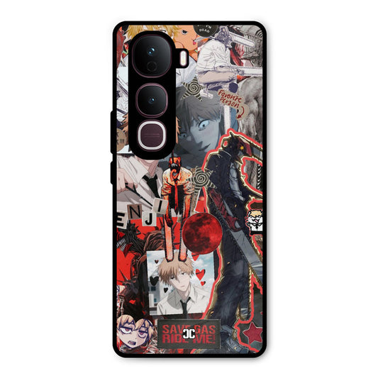 Denji Thoughts Vivo Y400 Pro Mobile Back Cover - Anime PrintShield Case