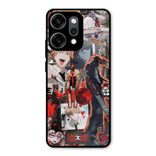 Denji Thoughts Oppo Reno 14 Pro Mobile Back Cover - Anime PrintShield Case