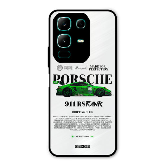 Dino Prosche Infinix Note 50x Mobile Back Cover - Car&Bike PrintShield Case