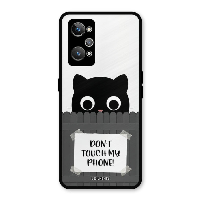 Dont Touch My Phone Realme GT Neo 2 Mobile Back Cover - Typography PrintShield Case