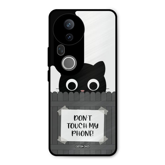 Dont Touch My Phone Vivo T4 Ultra Mobile Back Cover - Typography PrintShield Case