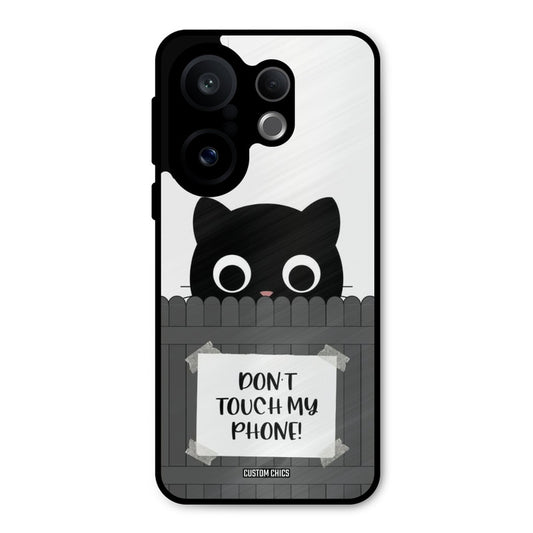 Dont Touch My Phone Vivo X200 FE Mobile Back Cover - Typography PrintShield Case