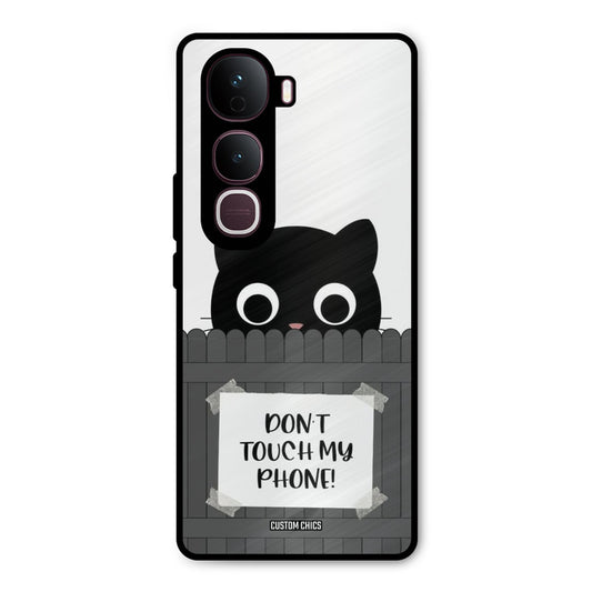 Dont Touch My Phone Vivo Y400 Pro Mobile Back Cover - Typography PrintShield Case