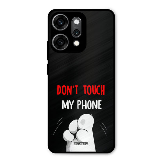 Dont Touch Oppo Reno 14 Pro Mobile Back Cover - Cute PrintShield Case