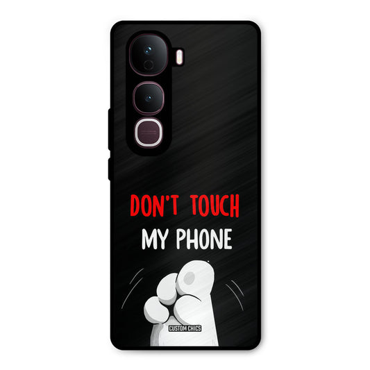 Dont Touch Vivo Y400 Pro Mobile Back Cover - Cute PrintShield Case