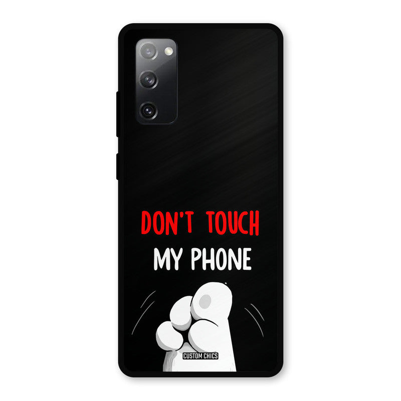 Dont Touch Samsung Galaxy S20 FE Mobile Back Cover - Cute PrintShield Case