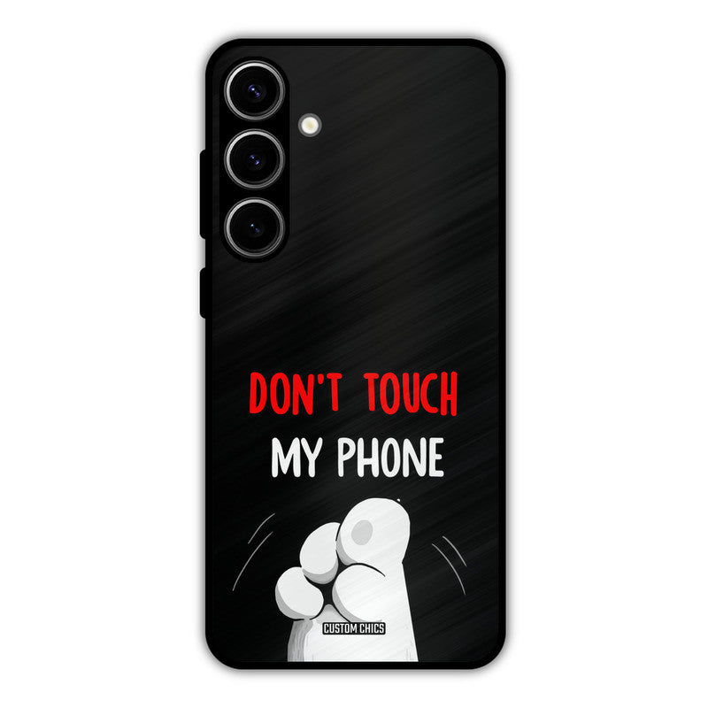 Dont Touch Samsung Galaxy S24 Plus Mobile Back Cover - Cute PrintShield Case