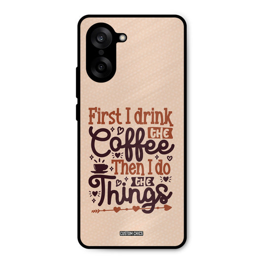 Drink Coffee Oneplus Nord CE5 Mobile Back Cover - Typography PrintShield Case