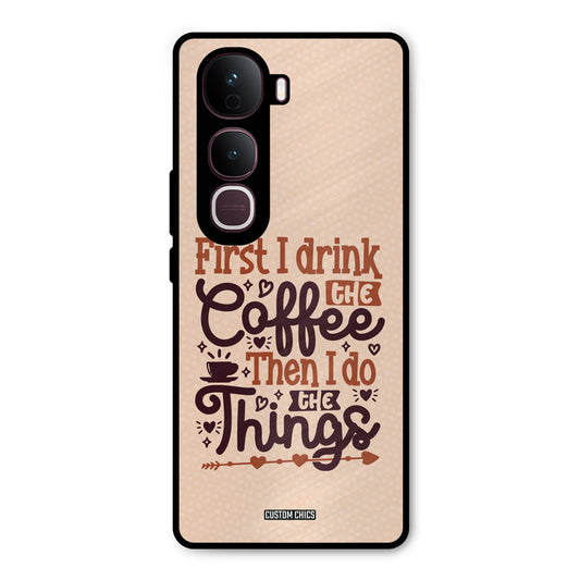 Drink Coffee Vivo Y400 Pro Mobile Back Cover - Typography PrintShield Case