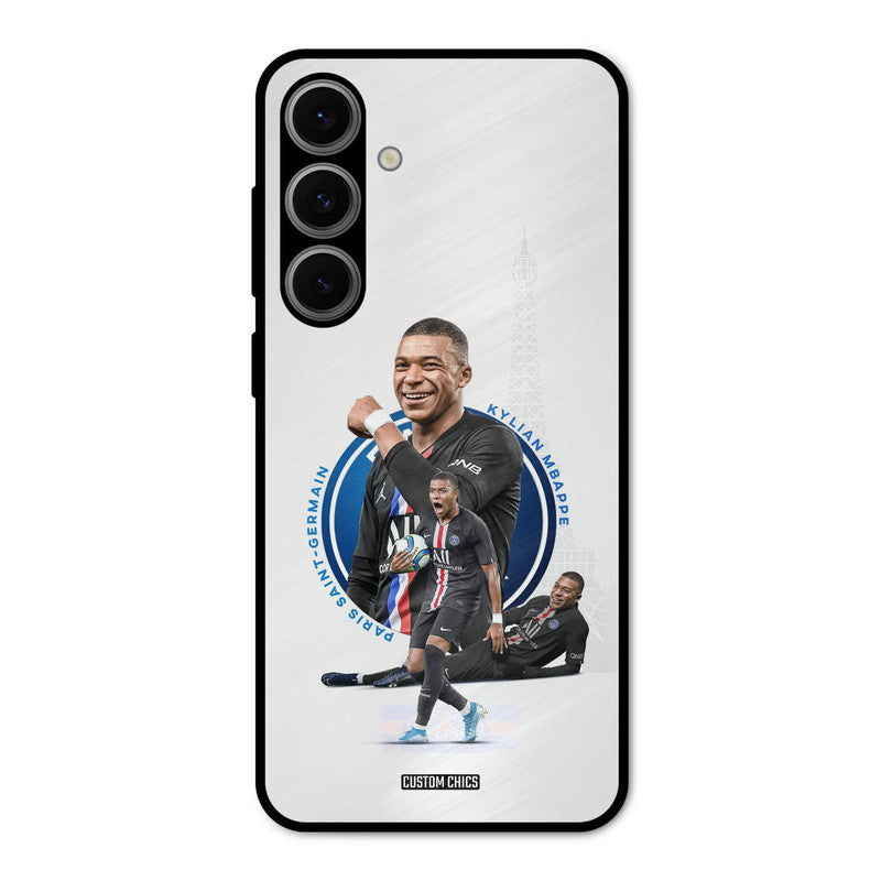 Elegant Mbappe Samsung Galaxy S24 Mobile Back Cover - Sports PrintShield Case