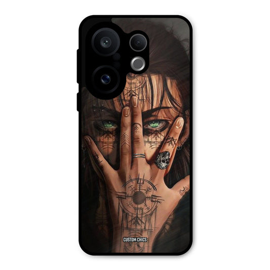 Eren Tattoo Vivo X200 FE Mobile Back Cover - Anime PrintShield Case