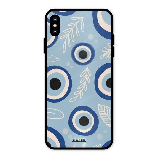 Evil Eye Painting iPhone XS Max Mobile Back Cover - Aesthetic PrintShield Case
