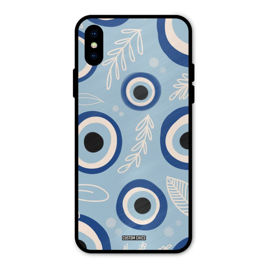 Evil Eye Painting iPhone XS Mobile Back Cover - Aesthetic PrintShield Case