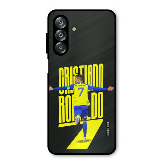 Excited Ronaldo Samsung Galaxy A17 Mobile Back Cover - Sports PrintShield Case