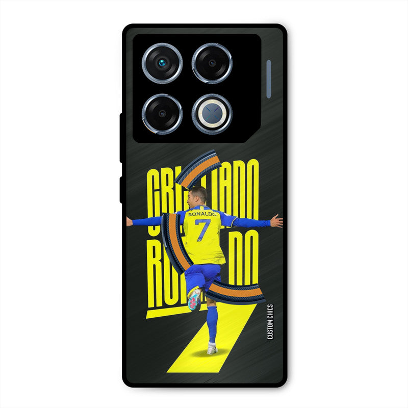 Excited Ronaldo Infinix GT 20 Pro Mobile Back Cover - Sports PrintShield Case