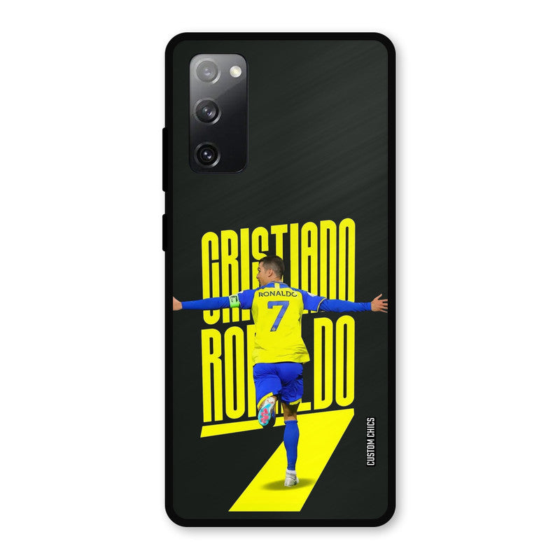 Excited Ronaldo Samsung Galaxy S20 FE 5G Mobile Back Cover - Sports PrintShield Case