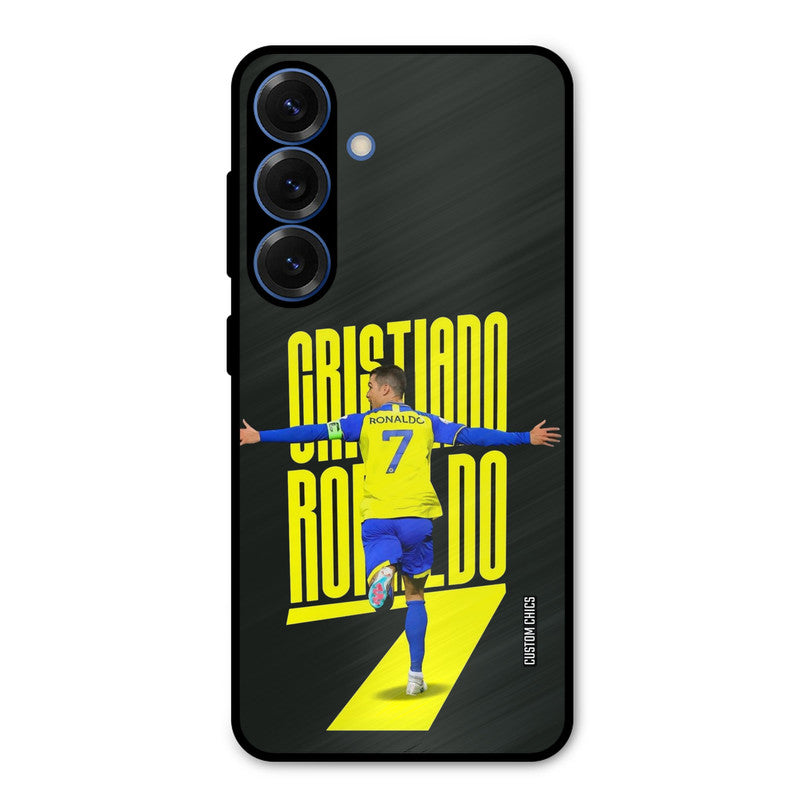 Excited Ronaldo Samsung Galaxy S25 Plus Mobile Back Cover - Sports PrintShield Case
