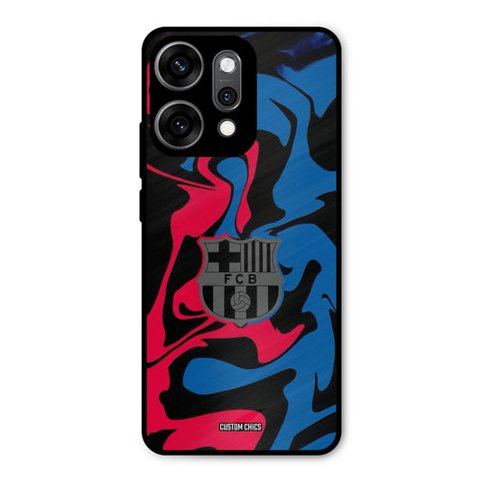 FC Barcelona Comic Oppo Reno 14 Pro Mobile Back Cover - Sports PrintShield Case