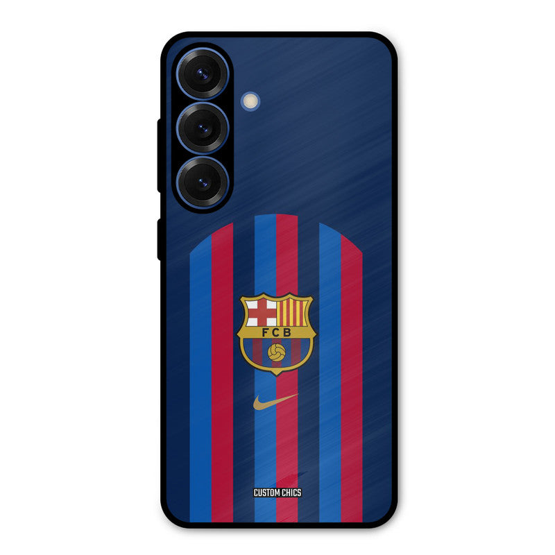 FCB Stripes Samsung Galaxy S25 Plus Mobile Back Cover - Sports PrintShield Case
