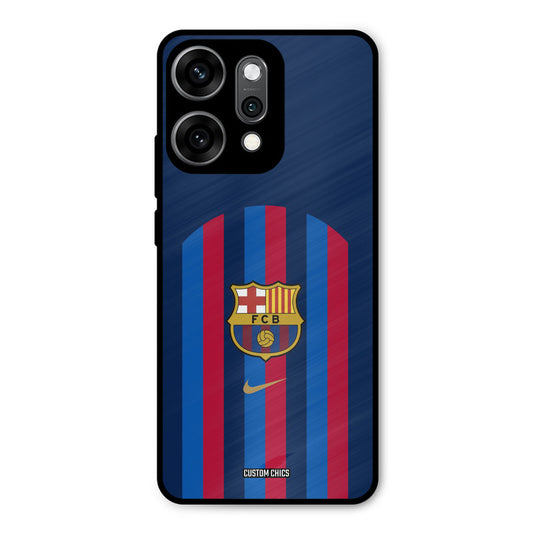 FCB Stripes Oppo Reno 14 Pro Mobile Back Cover - Sports PrintShield Case