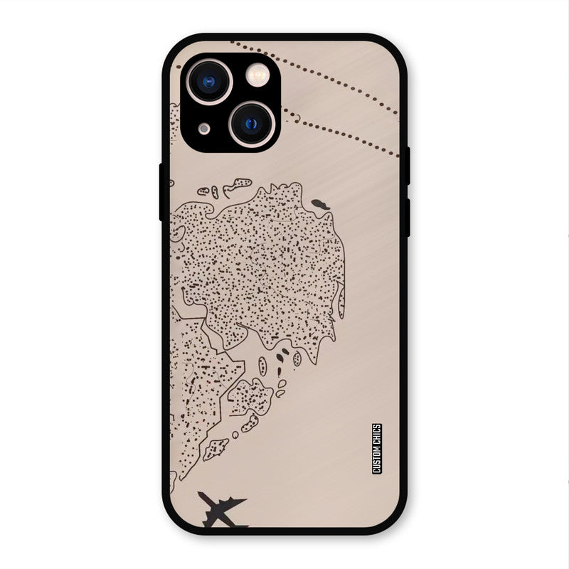 First Half Map iPhone 13 Mobile Back Cover - Cute PrintShield Case