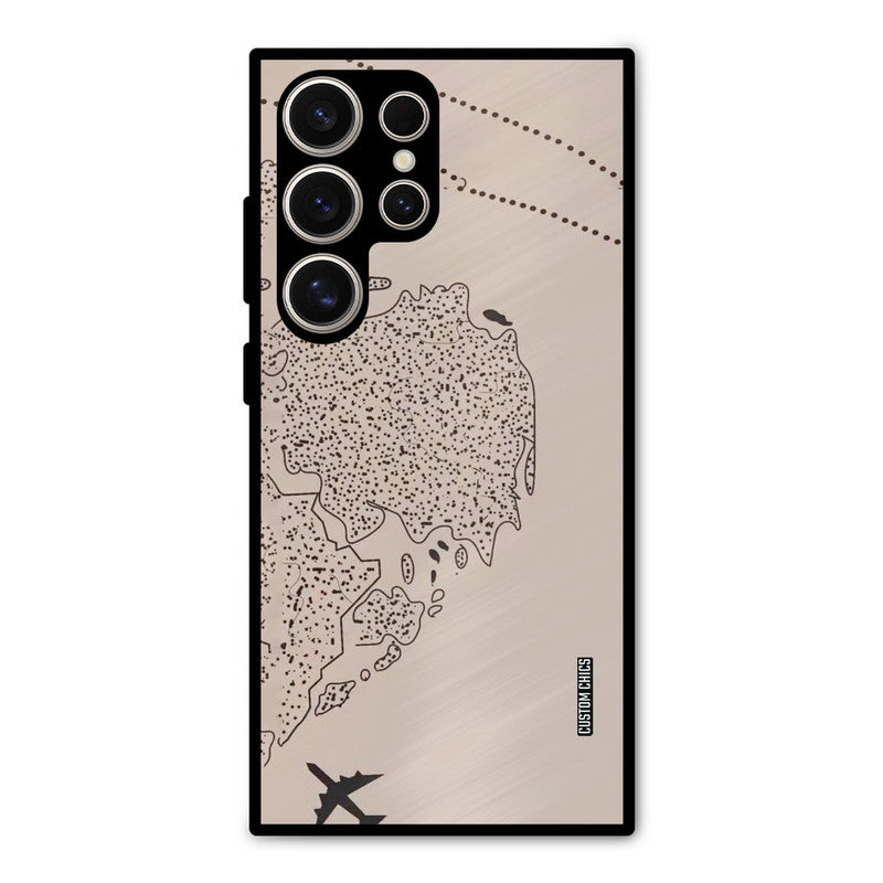 First Half Map Samsung Galaxy S24 Ultra Mobile Back Cover - Cute PrintShield Case