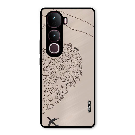 First Half Map Vivo Y400 Pro Mobile Back Cover - Cute PrintShield Case