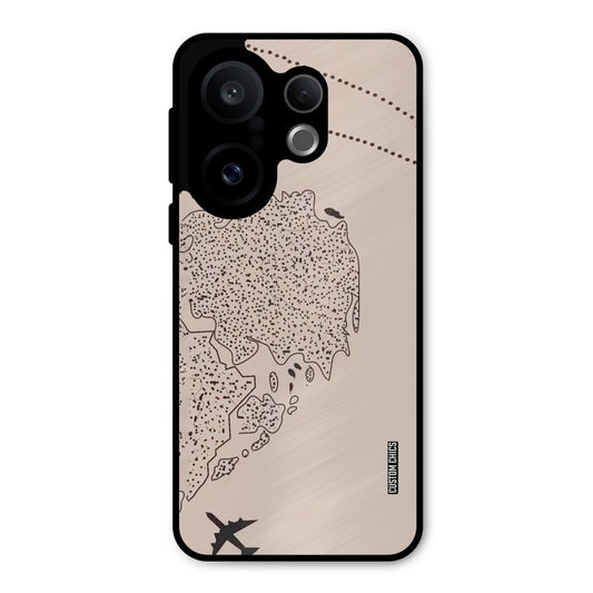 First Half Map Vivo X200 FE Mobile Back Cover - Cute PrintShield Case