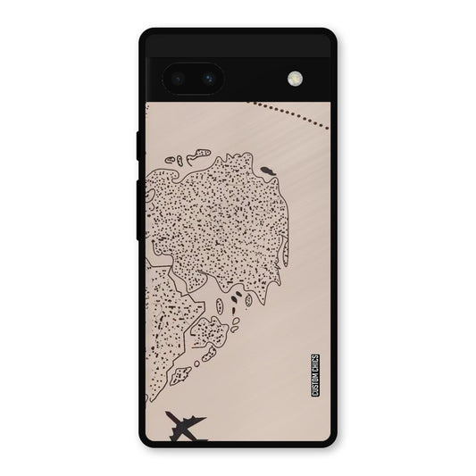 First Half Map Google Pixel 6a Mobile Back Cover - Cute PrintShield Case