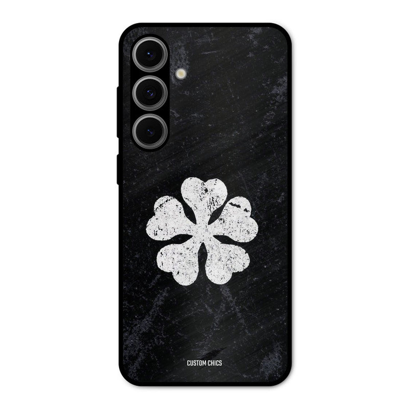 Five Leaf Clover Samsung Galaxy S24 Mobile Back Cover - Anime PrintShield Case