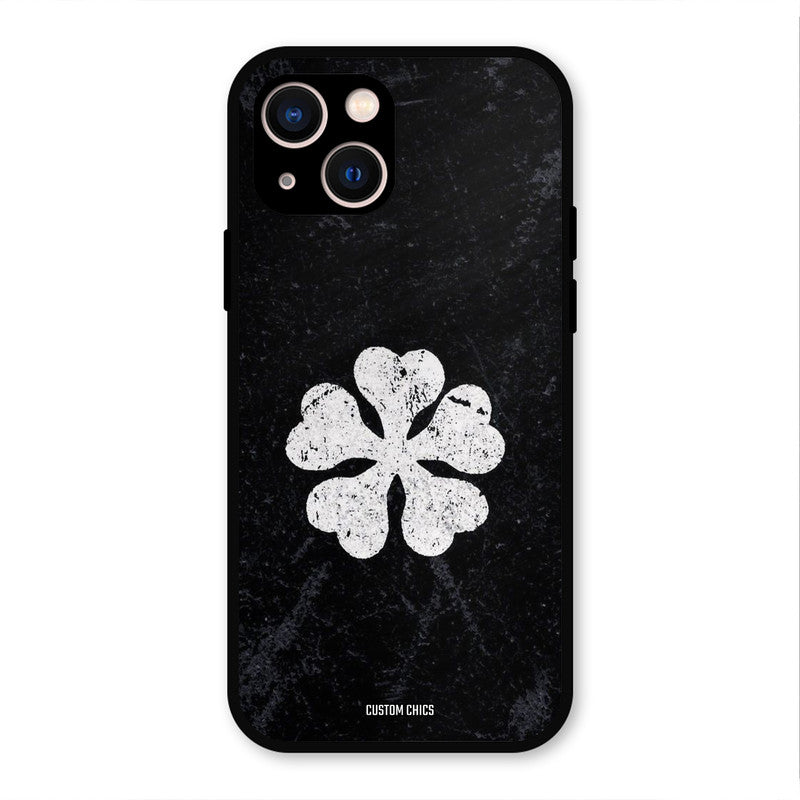Five Leaf Clover iPhone 13 Mobile Back Cover - Anime PrintShield Case