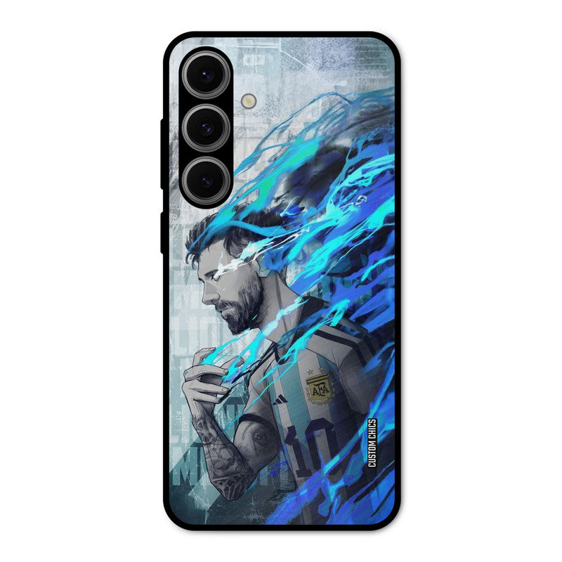 Football Star Samsung Galaxy S24 FE Mobile Back Cover - Sports PrintShield Case