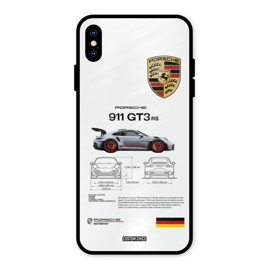 GT3 Supercar iPhone XS Max Mobile Back Cover - Car&Bike PrintShield Case