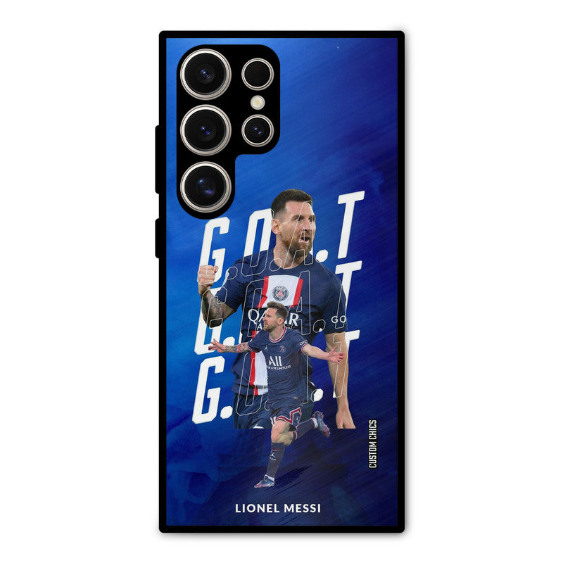 Goat Messi Samsung Galaxy S24 Ultra Mobile Back Cover - Sports PrintShield Case
