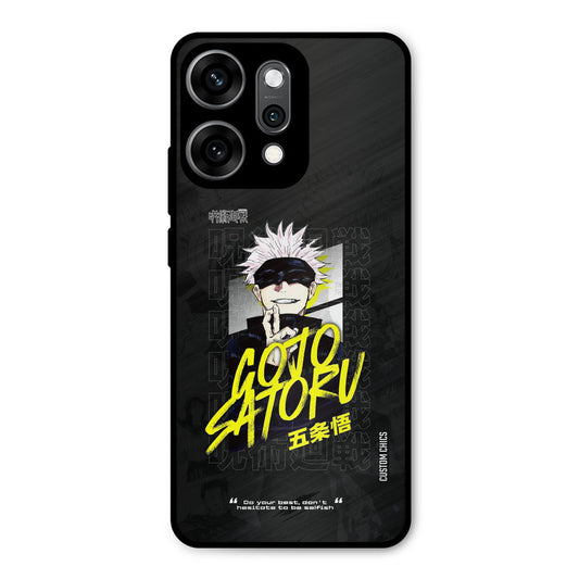 Gojo Sataru Oppo Reno 14 Pro Mobile Back Cover - Anime PrintShield Case
