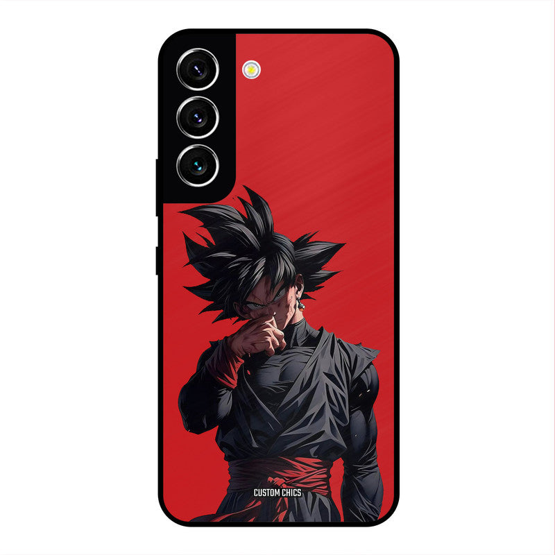 Goku Black Samsung Galaxy S22 Mobile Back Cover - Anime PrintShield Case