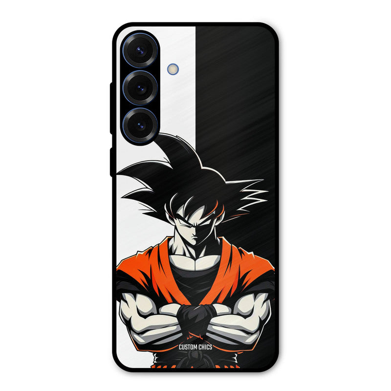Goku Rage Samsung Galaxy S25 Mobile Back Cover - Anime PrintShield Case