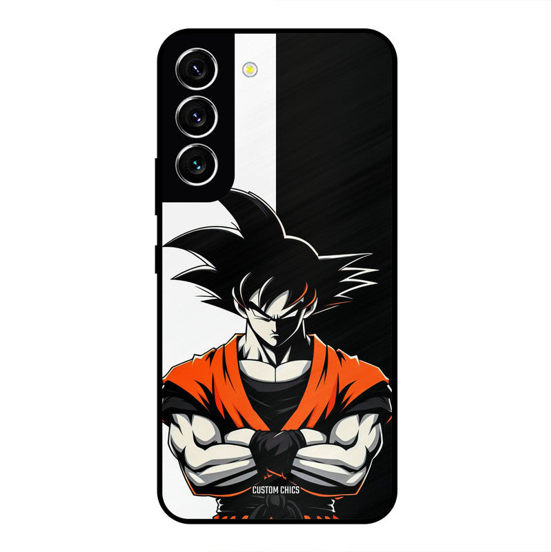 Goku Rage Samsung Galaxy S22 Mobile Back Cover - Anime PrintShield Case