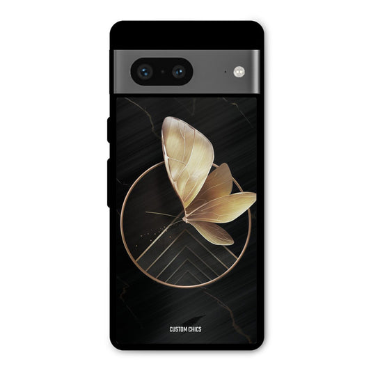 Gold Shape Google Pixel 7 Mobile Back Cover - Aesthetic PrintShield Case