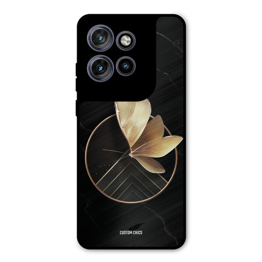 Gold Shape Motorola Edge 50 Neo Mobile Back Cover - Aesthetic PrintShield Case
