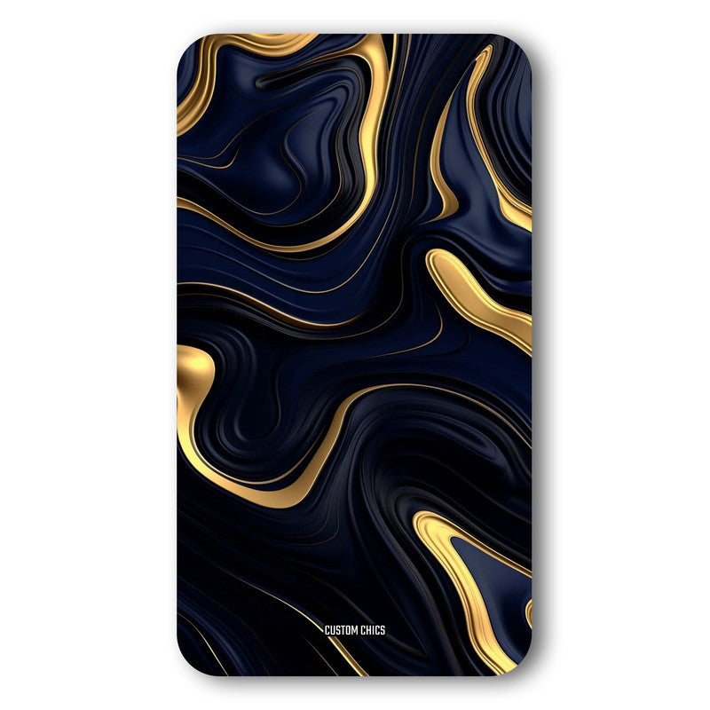 Golden Blue Paint Case – Premium PrintShield Mobile Cover